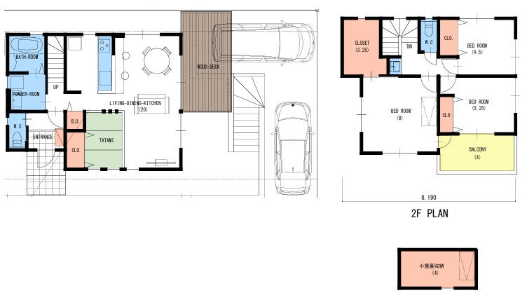 30坪２階建ての間取