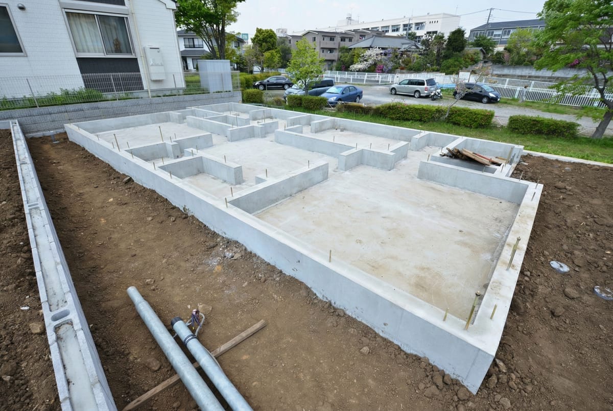 地盤・基礎の様子