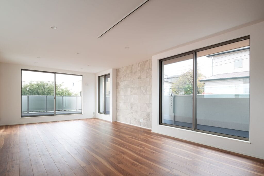 居室用フローリング施工事例1