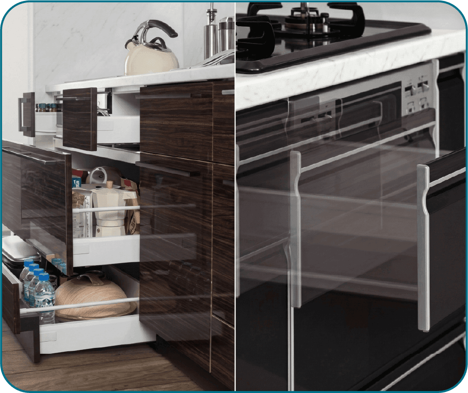 ソフトクローズレールの画像