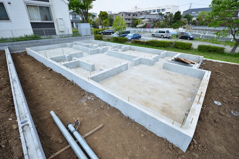 地盤・基礎の様子